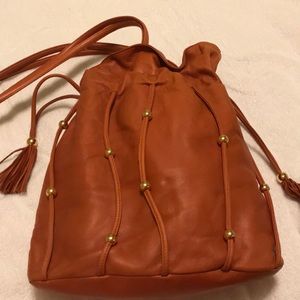 Paloma Picasso bucket bag congac/caramel
